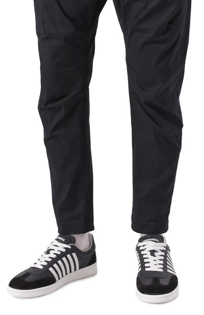 Кожаные кеды boxer DSQUARED2, арт. SNM0364/01504118, фото 3