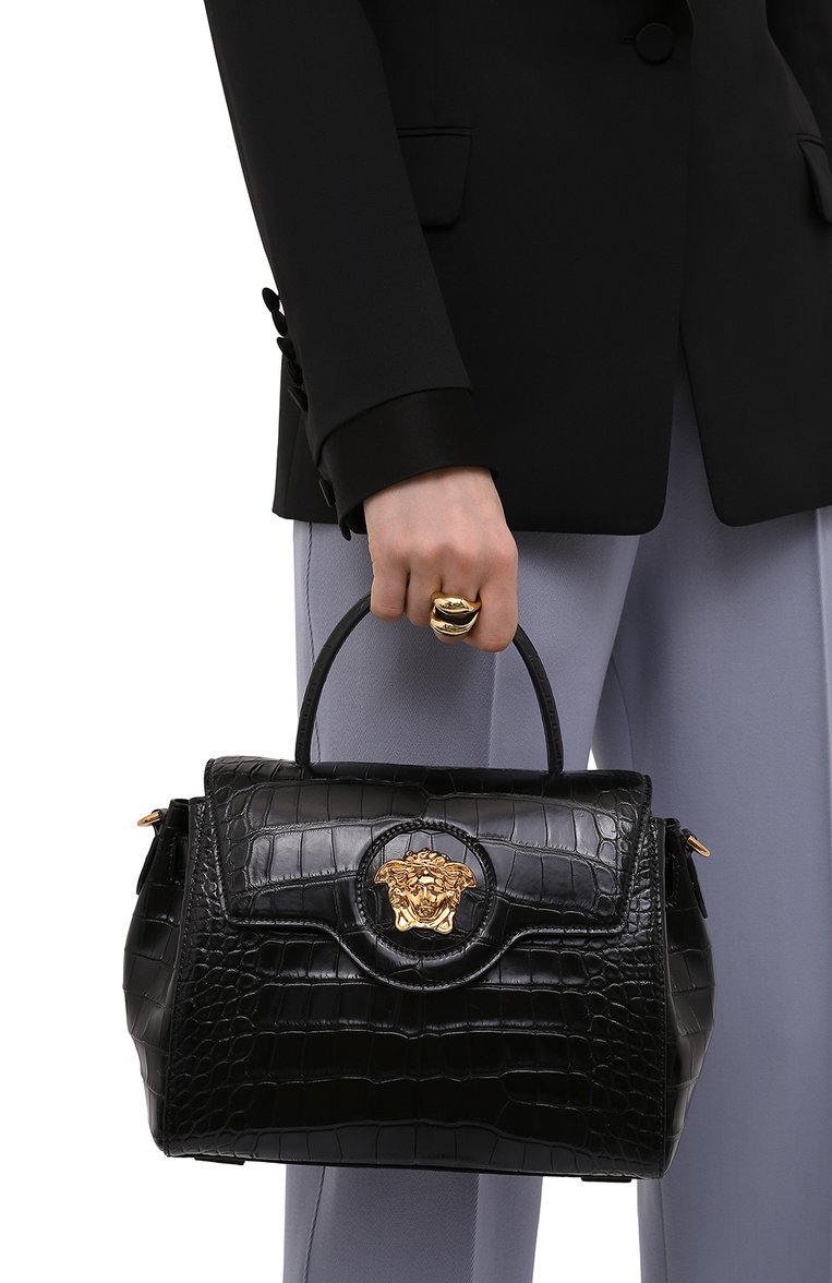 Сумка la medusa medium из кожи аллигатора VERSACE, арт. DBFI039/D2C0C/AMIS, фото 1