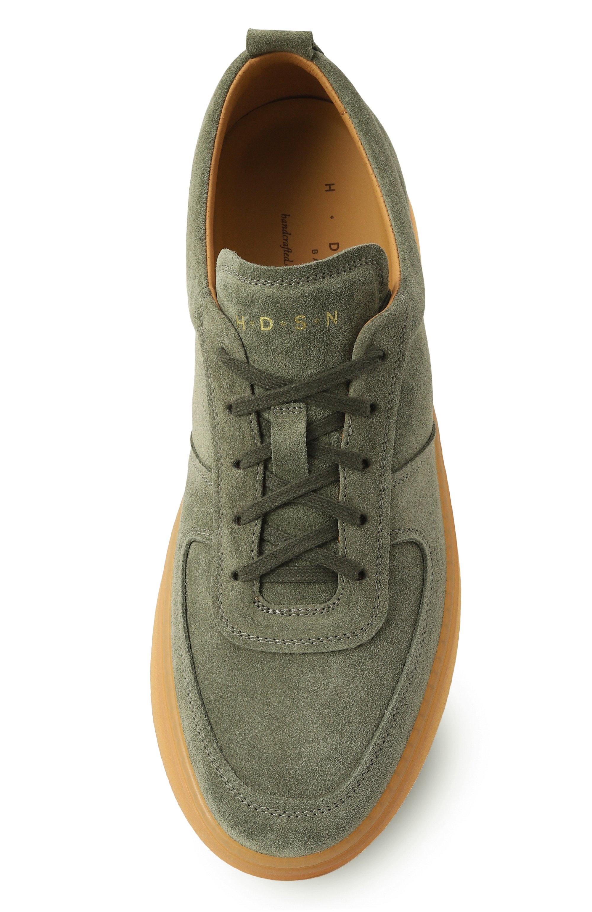 Замшевые кеды levante H`D`S`N BARACCO хаки цвета по цене 46350 руб., арт. LEVANTE.S.11*, фото 6 Замшевые кеды levante H`D`S`N BARACCO, арт. LEVANTE.S.11*, фото 6