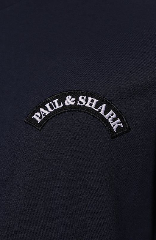 Хлопковая футболка Paul&Shark 22411130 Синий  22411130 Фото 5