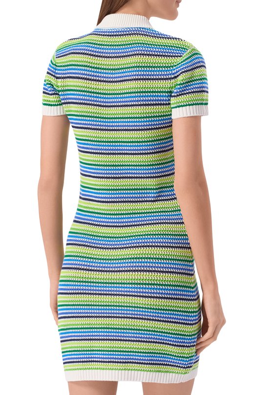 Хлопковое платье Casablanca W-SP26-KW-1366-01-EX-BC Зелёный  W-SP26-KW-1366-01-EX-BC Фото 3