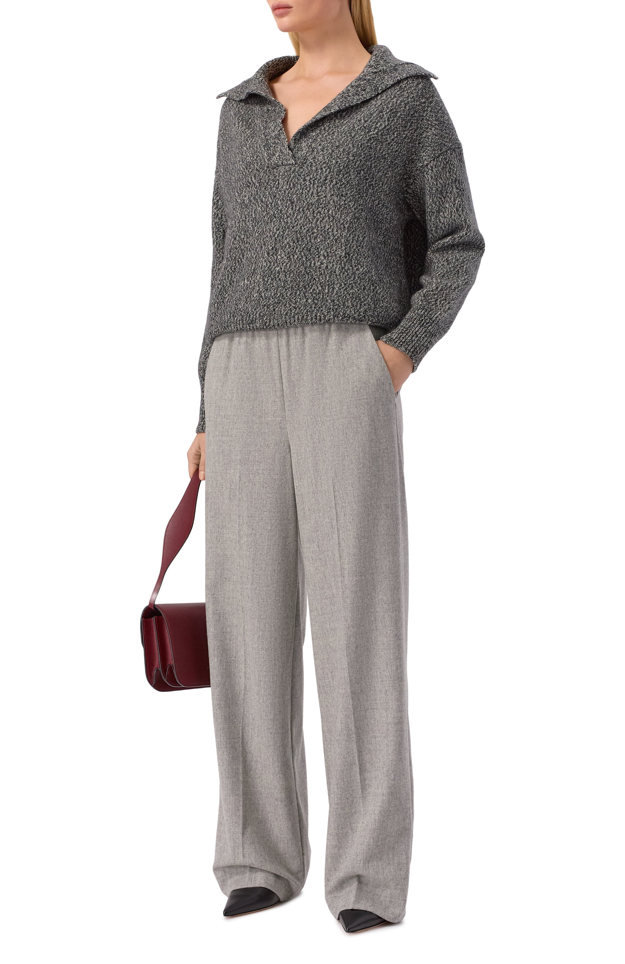 Шерстяные брюки LORENA ANTONIAZZI, арт. PA31M/4010, фото 2