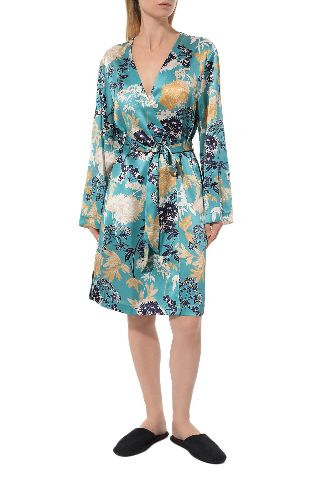 Шелковый халат LUNA DI SETA, арт. VLST61047, фото 2