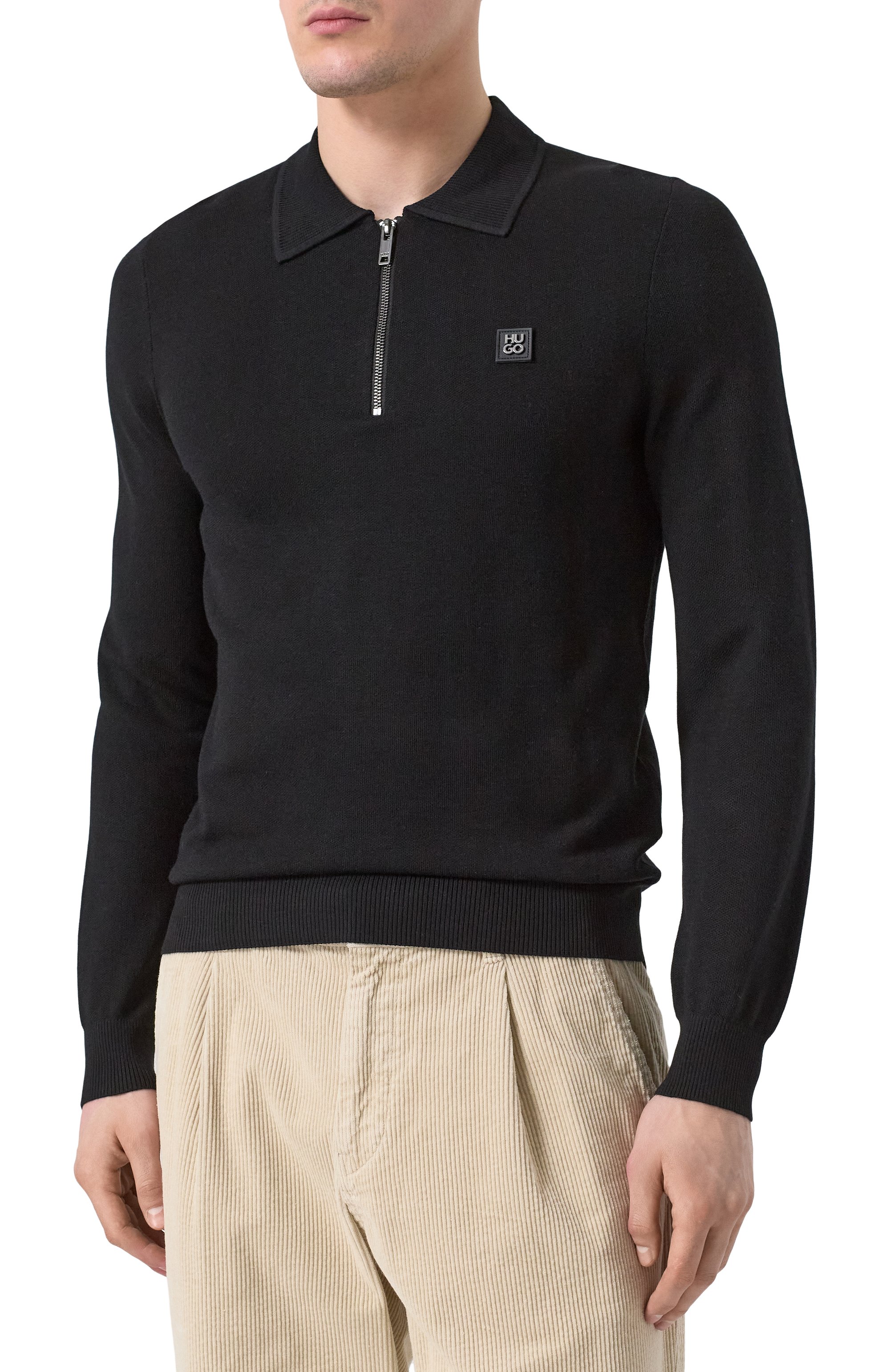 Хлопковое поло HUGO, арт. 50533346, фото 3