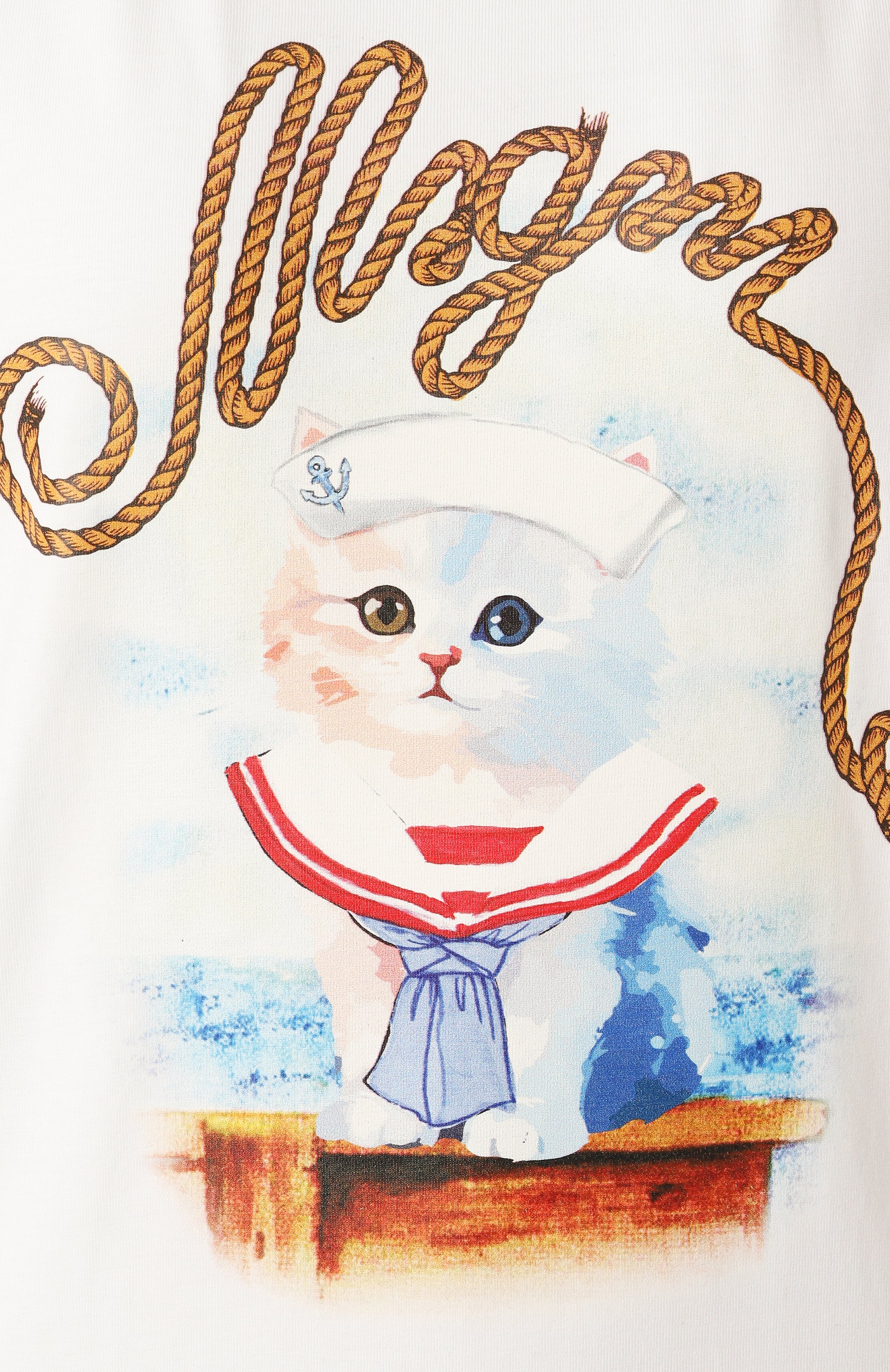 Хлопковая футболка MSGM, арт. 3841MDM152/257002, фото 6