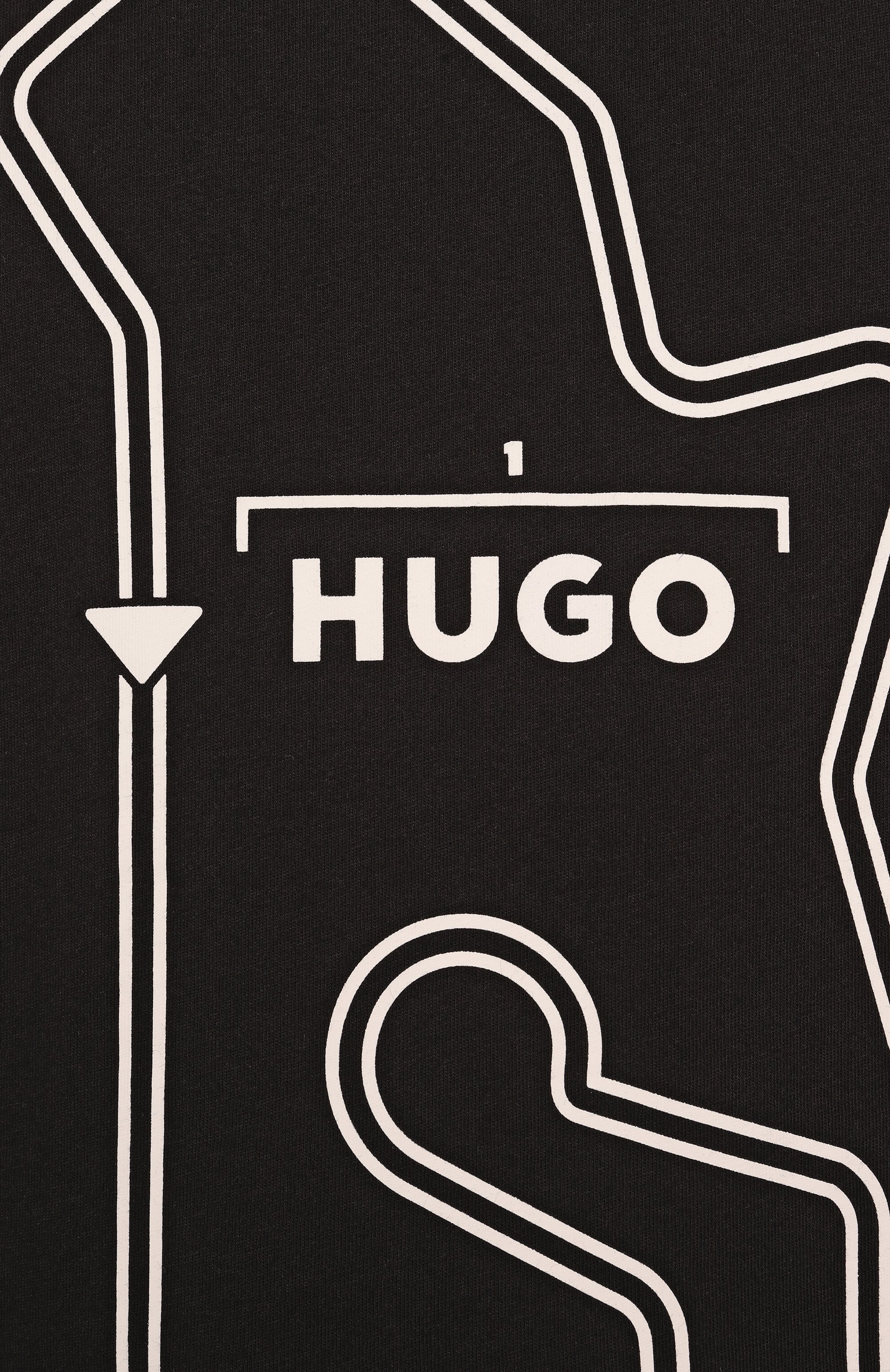 Хлопковая футболка HUGO, арт. 50531757, фото 6