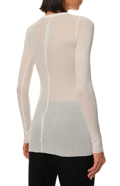 Лонгслив из вискозы и шелка RICK OWENS, арт. RP01B4202/RC, фото 4