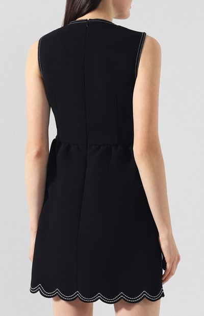 Приталенное платье REDVALENTINO черного цвета по цене 42800 руб., арт. RR3VAA50/1FR, фото 4 Приталенное платье REDVALENTINO, арт. RR3VAA50/1FR, фото 4