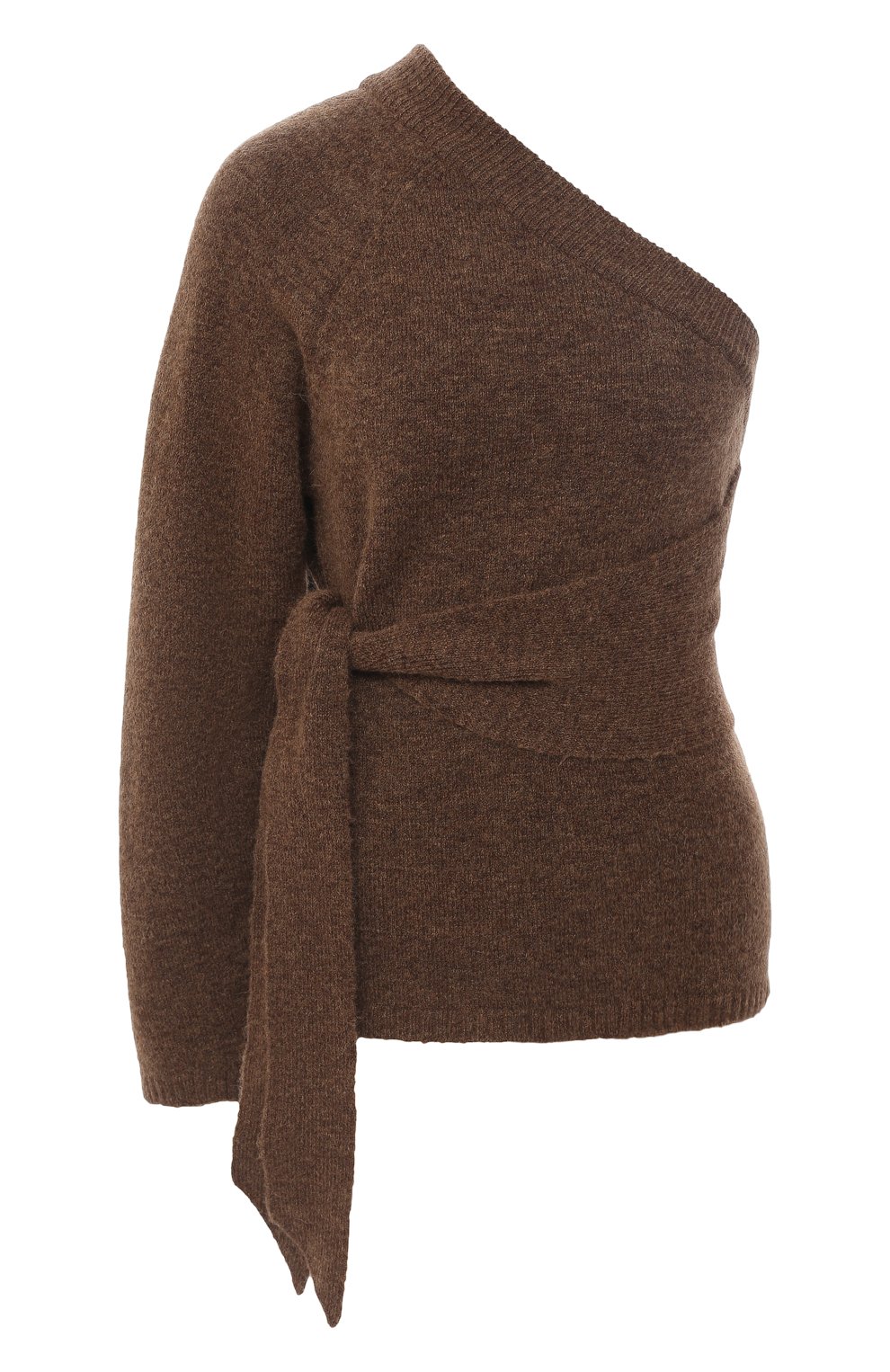 Свитер NANUSHKA коричневого цвета по цене 38950 руб., арт. CLET0_BR0WN_FLUFFY KNIT, фото 1 Свитер NANUSHKA, арт. CLET0_BR0WN_FLUFFY KNIT, фото 1