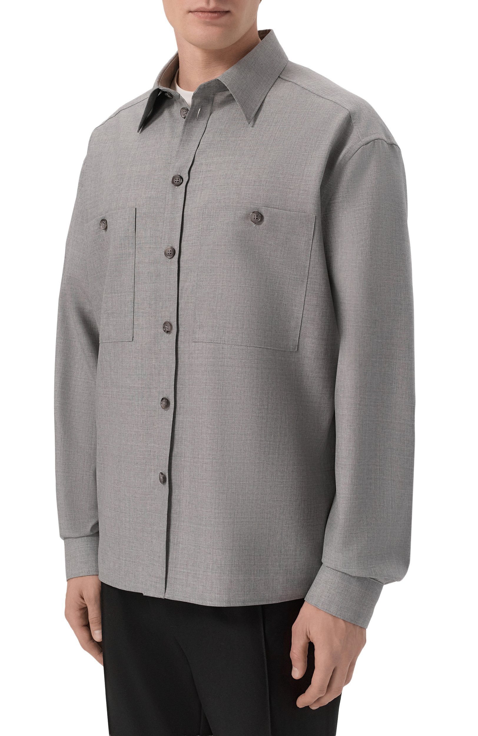 Шерстяная рубашка DOLCE & GABBANA, арт. G5PE5T/HU2CT, фото 3