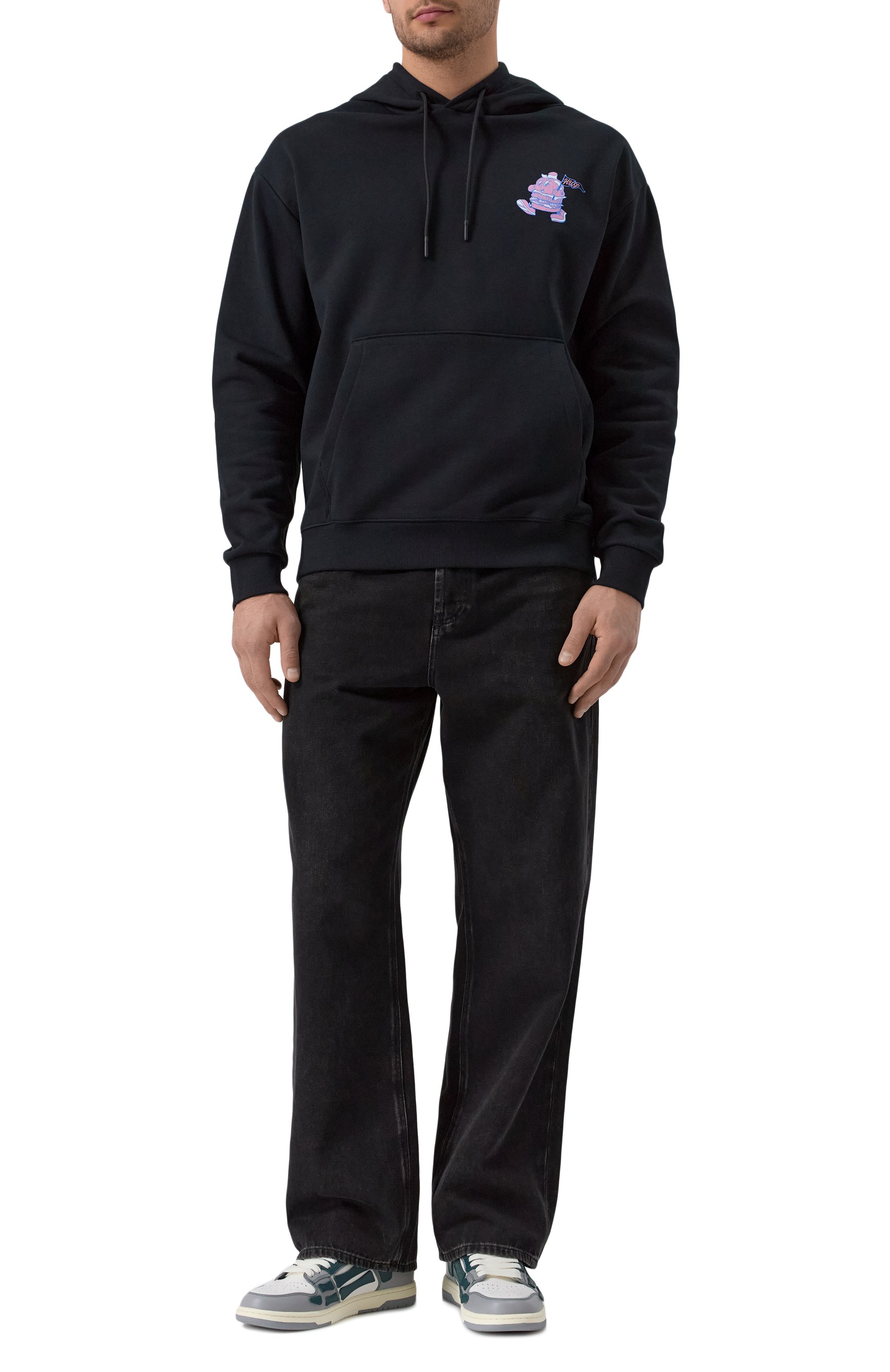 Кожаные кеды varsity skel top AMIRI, арт. AMF0SR1077, фото 2