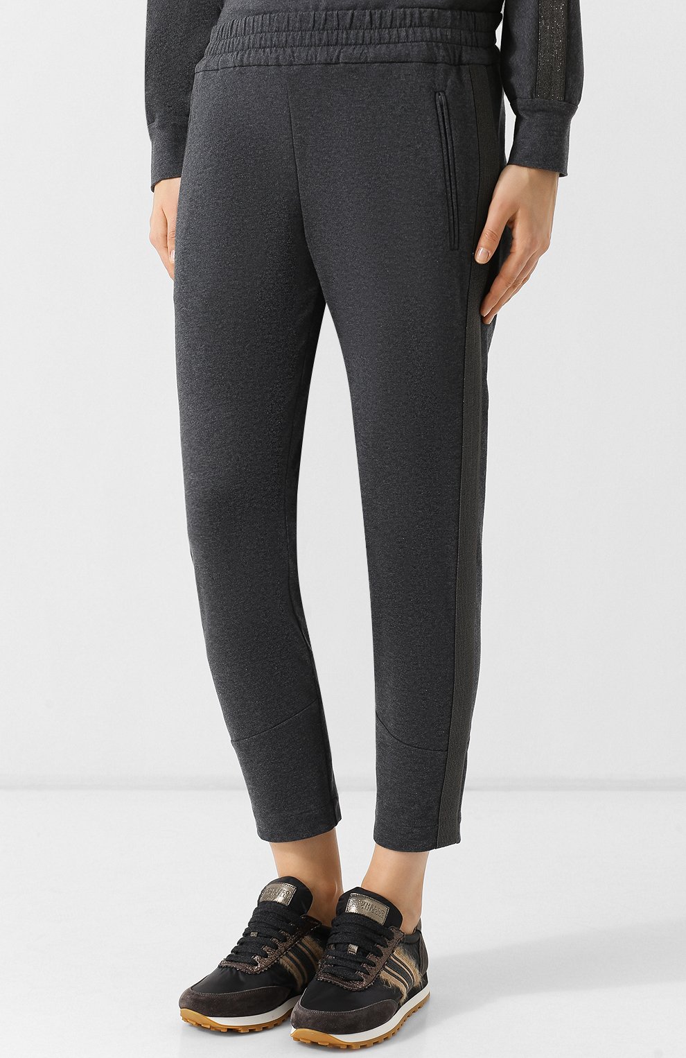 Хлопковый спортивный костюм BRUNELLO CUCINELLI, арт. MH827T8009, фото 4