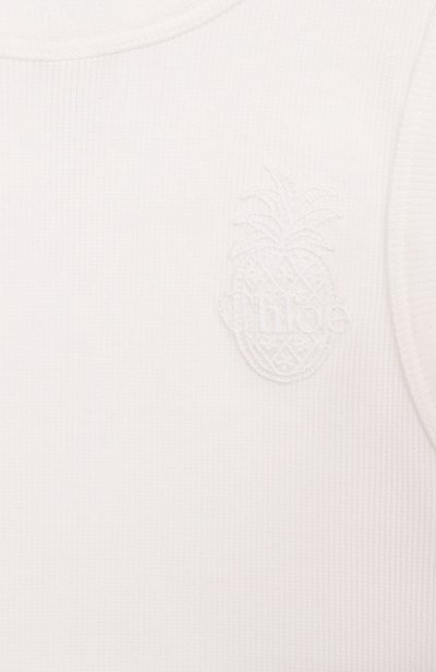 Хлопковый топ CHLOÉ, арт. C20852, фото 3