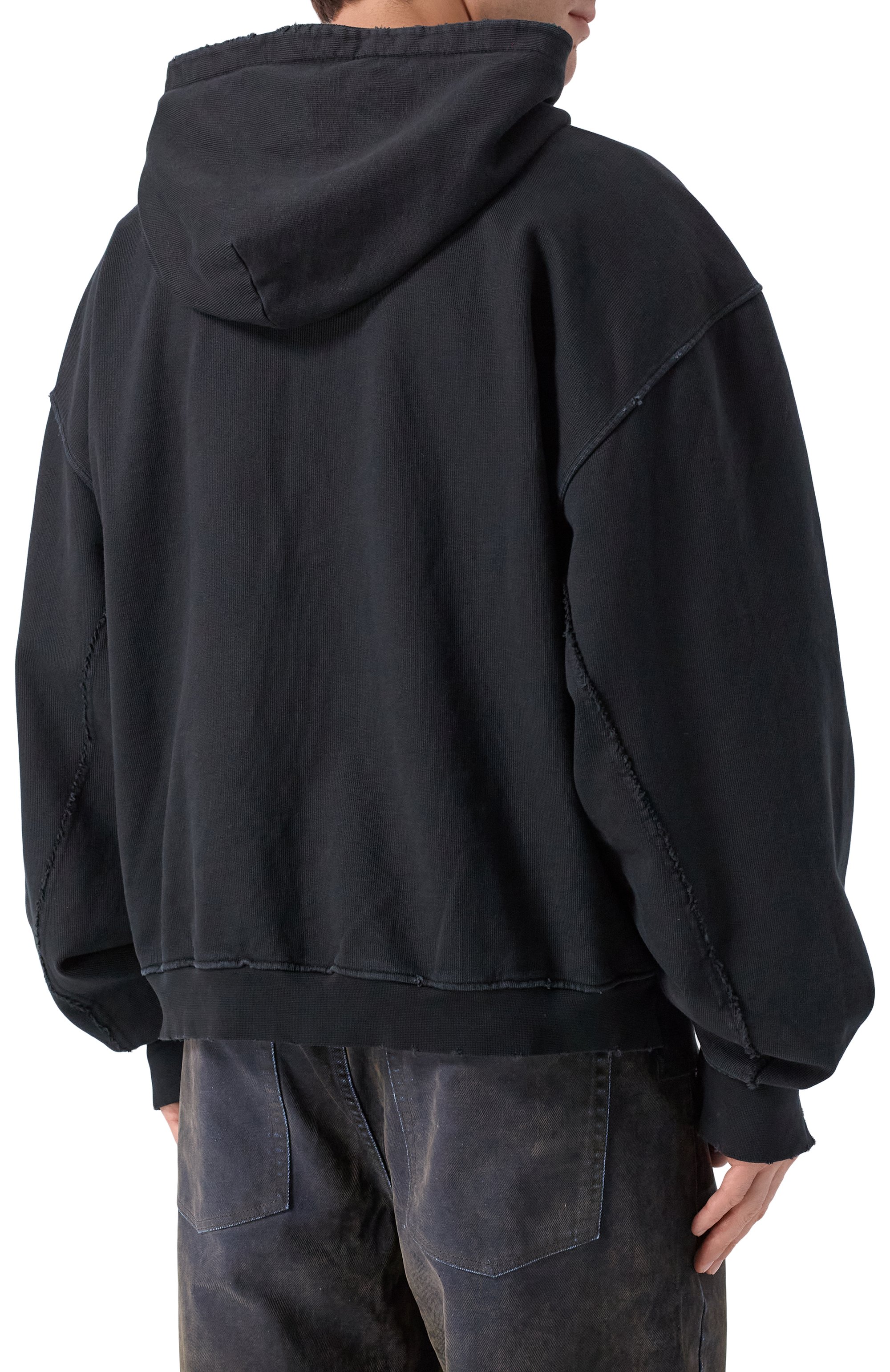 Хлопковая толстовка AN OTHER DATE черного цвета по цене 36200 руб., арт. F50DMAZH082, фото 4 Хлопковая толстовка AN OTHER DATE, арт. F50DMAZH082, фото 4