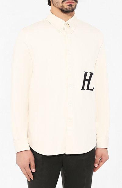 Хлопковая рубашка HELMUT LANG, арт. J07DM502, фото 3