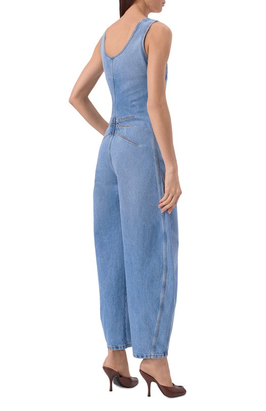 Джинсовый комбинезон Alaia AA9U0046D015C Голубой  AA9U0046D015C Фото 3