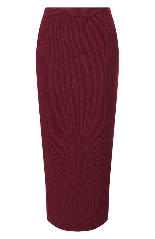 Юбка из вискозы Weekend Max Mara WKDPINZA Бордовый WKDPINZA