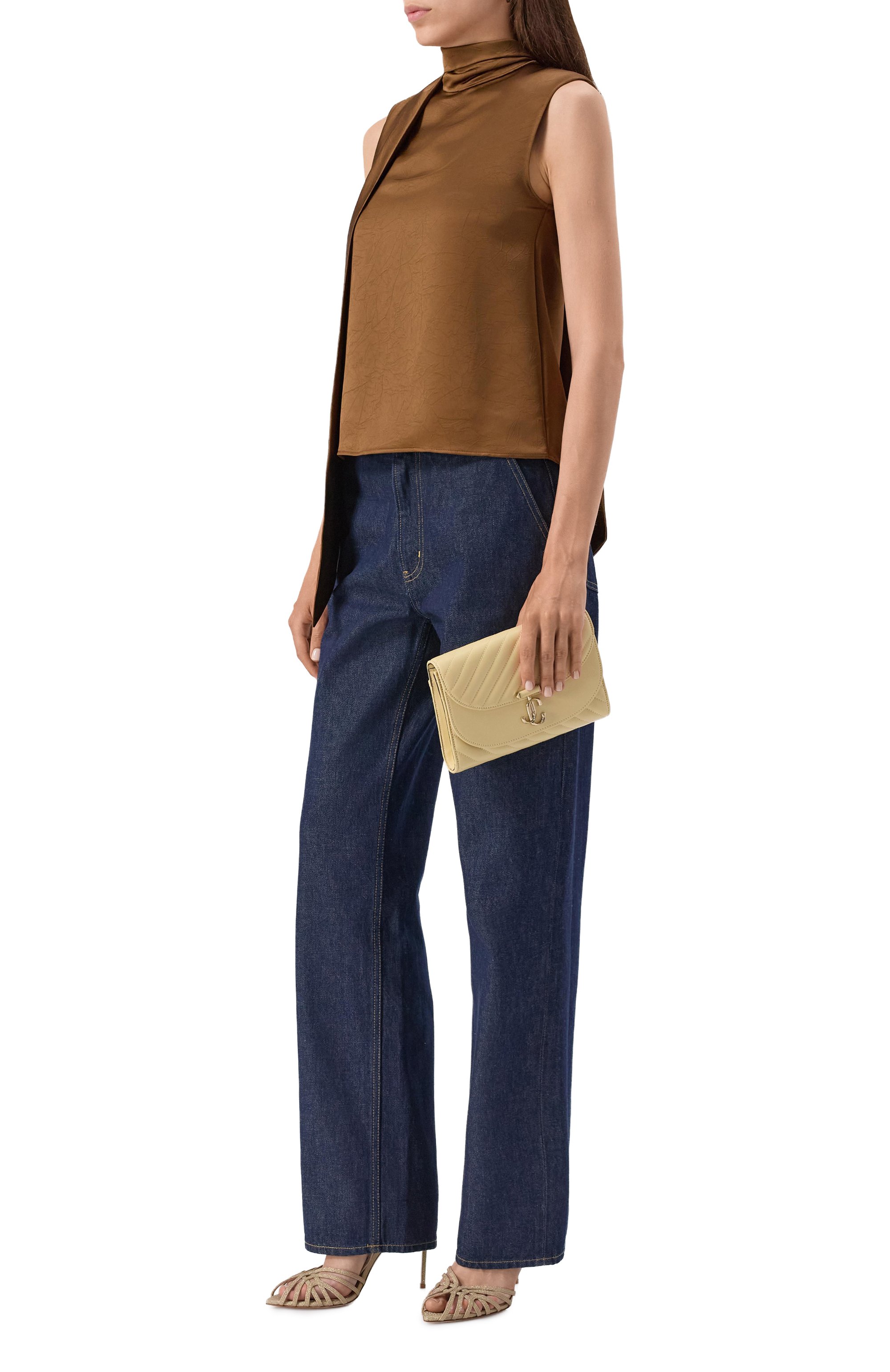 Клатч curve JIMMY CHOO, арт. AVNCURVECLUTCHHBU, фото 7