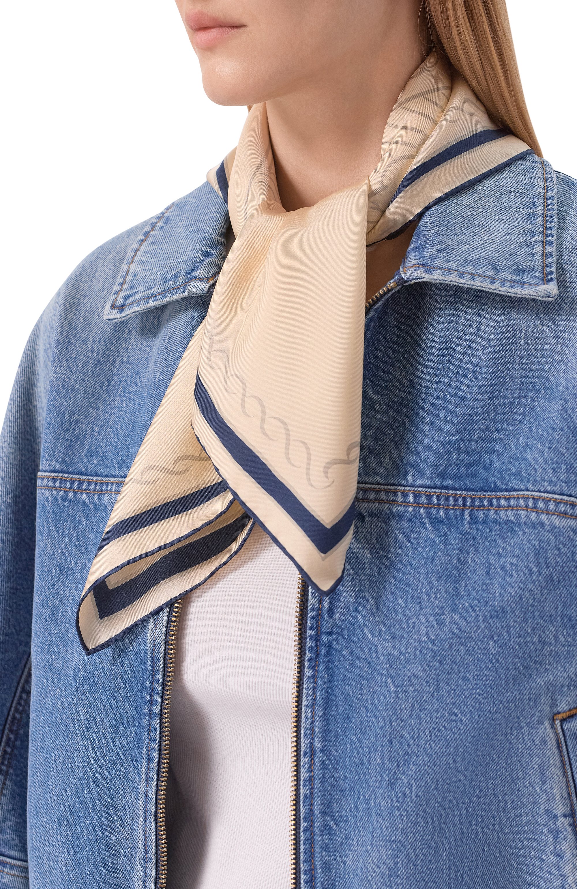 Шелковый платок JACQUEMUS, арт. 26EACU00847/AW00263, фото 2