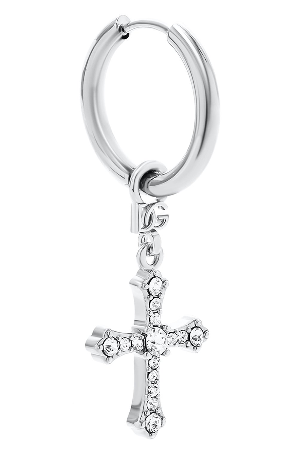 Моносерьга DOLCE & GABBANA серебряного цвета по цене 22600 руб., арт. WEQ1D7 W1111, фото 3 Моносерьга DOLCE & GABBANA, арт. WEQ1D7 W1111, фото 3