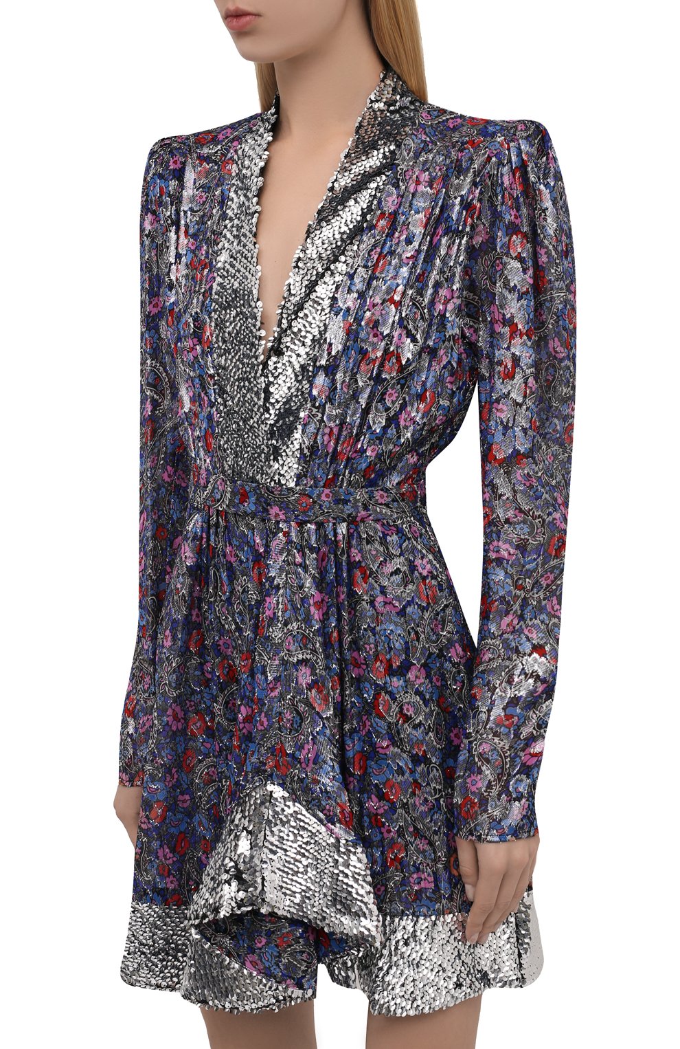 Платье с отделкой пайетками ISABEL MARANT, арт. R02087-21H050I/MERENEA, фото 3