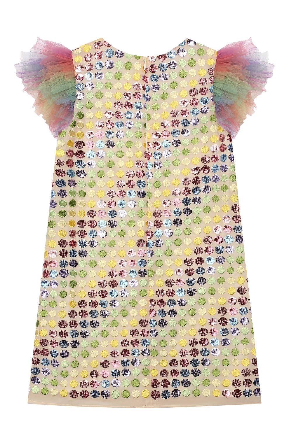 Платье CHARABIA разноцветного цвета по цене 13250 руб., арт. FA55C/10Y-12Y, фото 2 Платье CHARABIA, арт. FA55C/10Y-12Y, фото 2