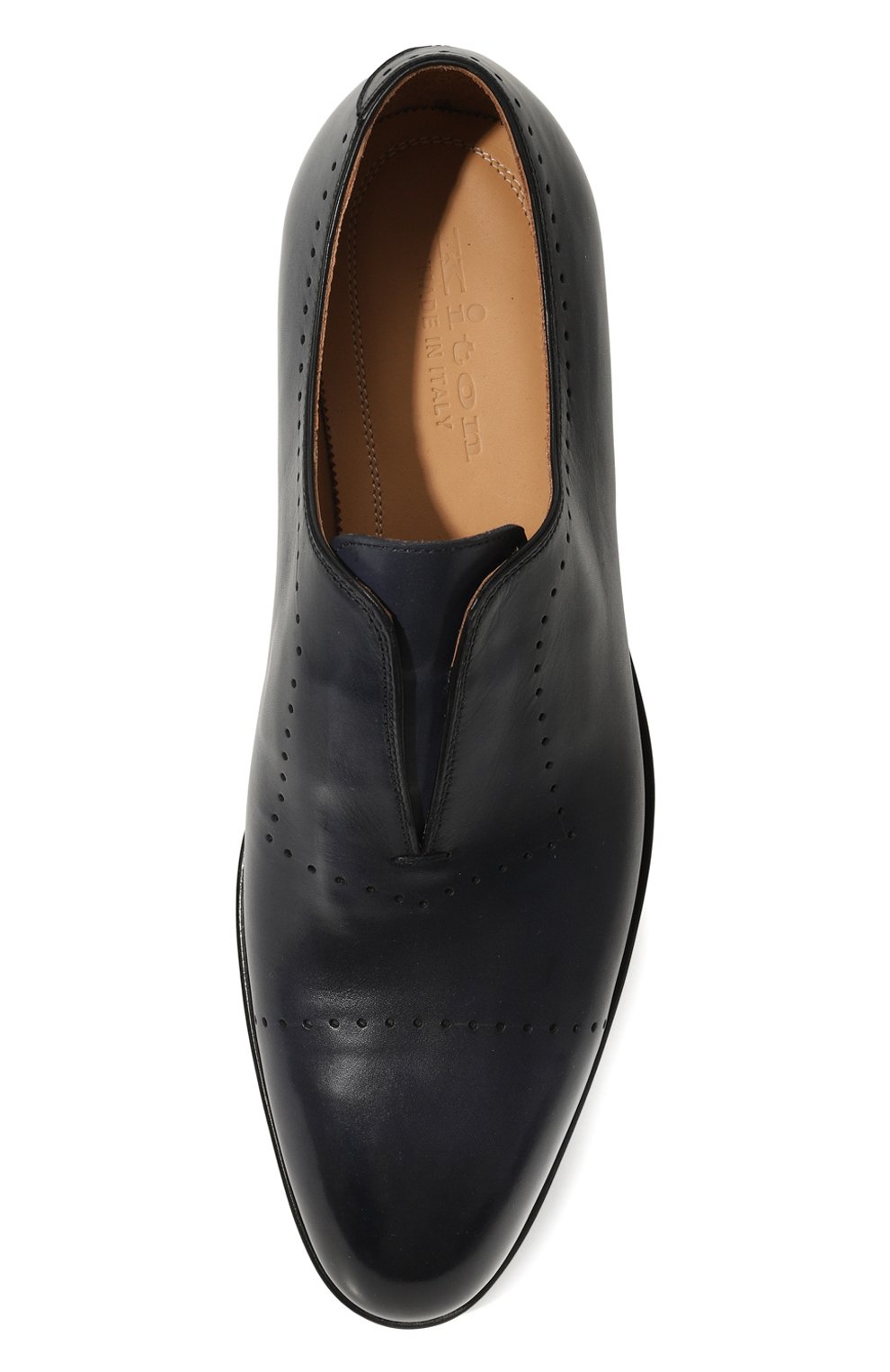 Кожаные оксфорды KITON, арт. USSA094N0010012, фото 6