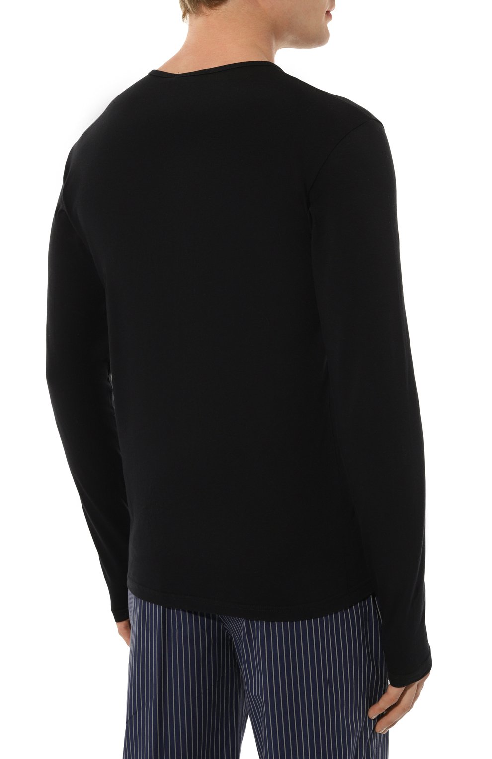 Хлопковый лонгслив VERSACE, арт. AUU01007/1A10011, фото 4