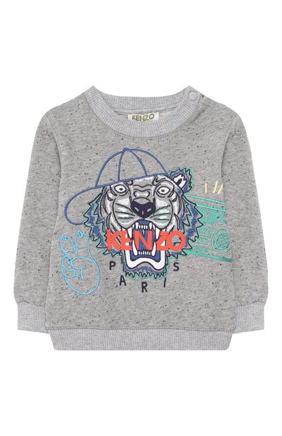 Хлопковый свитшот KENZO, арт. KN15658-BB/6M-18M, фото 1