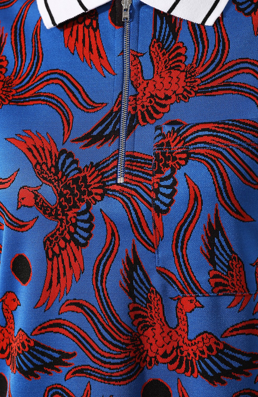 Платье с принтом KENZO синего цвета по цене 23250 руб., арт. 2R0840930, фото 5 Платье с принтом KENZO, арт. 2R0840930, фото 5