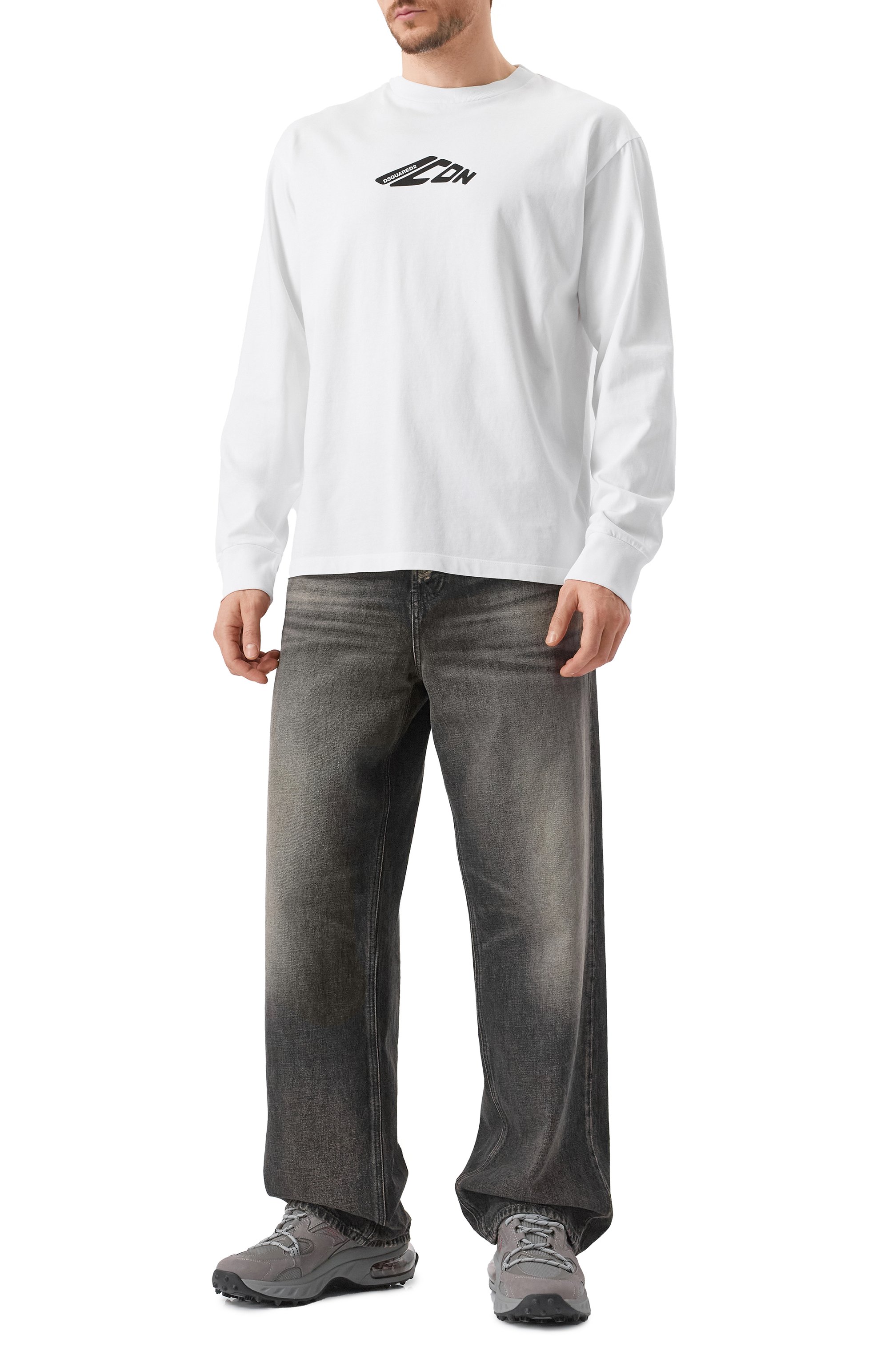 Хлопковый лонгслив icon DSQUARED2, арт. S79GC0099/D20033, фото 2