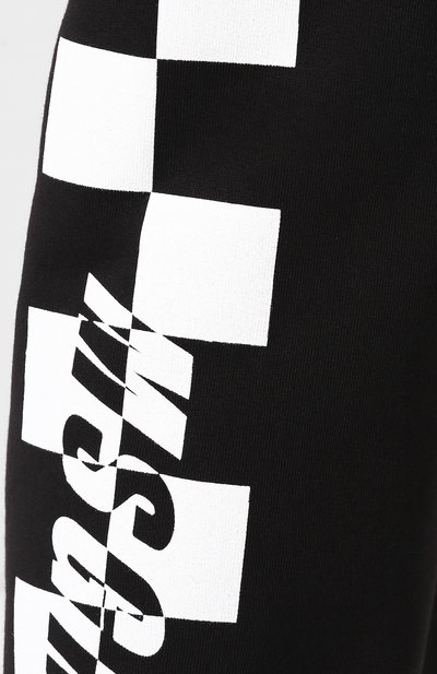 Хлопковые джоггеры MSGM черного цвета по цене 18450 руб., арт. 2742MDP162 195799, фото 5 Хлопковые джоггеры MSGM, арт. 2742MDP162 195799, фото 5
