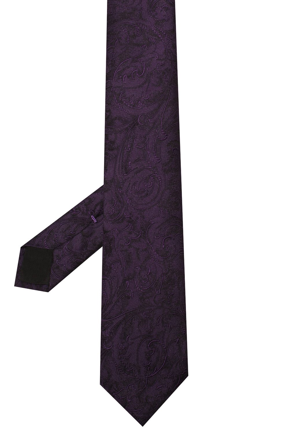 Шелковый галстук DOLCE & GABBANA фиолетового цвета по цене 23450 руб., арт. GT149E/G0JK0, фото 2 Шелковый галстук DOLCE & GABBANA, арт. GT149E/G0JK0, фото 2
