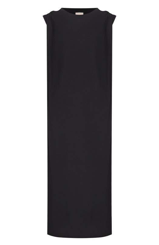 Хлопковое платье Dries Van Noten 011131/3606 Чёрный 011131/3606