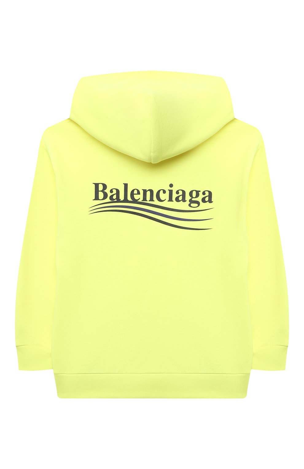 Хлопковое худи BALENCIAGA желтого цвета по цене 30750 руб., арт. 558143/TIVB4, фото 2 Хлопковое худи BALENCIAGA, арт. 558143/TIVB4, фото 2