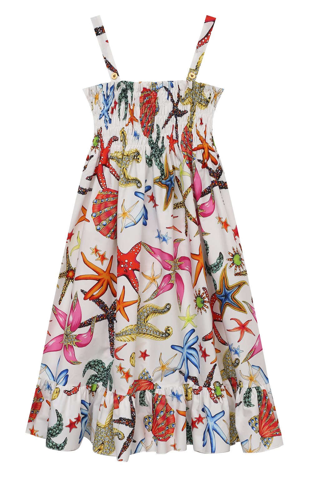 Хлопковый сарафан VERSACE, арт. 1000186/1A00410/4A-6A, фото 1