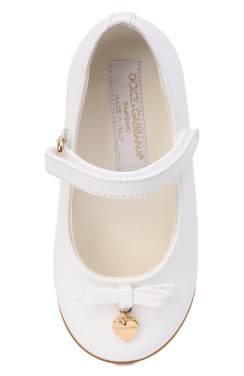 Кожаные балетки DOLCE & GABBANA, арт. D20057/A1328, фото 4