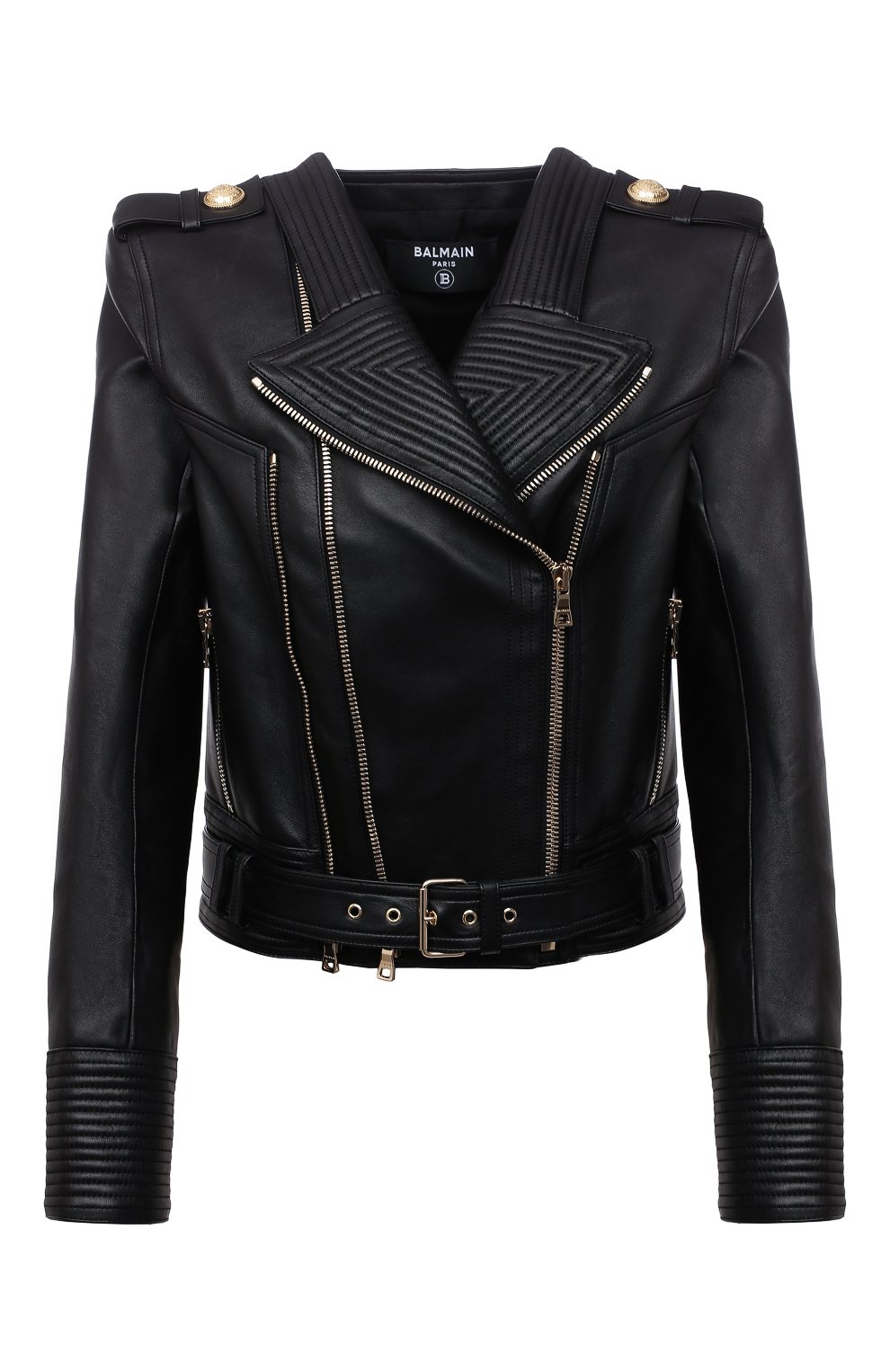 Кожаная куртка BALMAIN, арт. WF1TD000/L158, фото 1