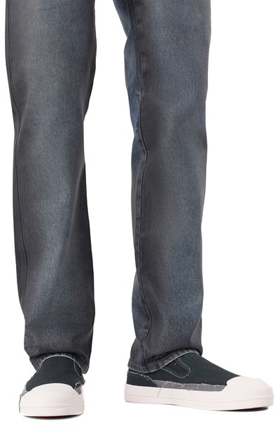 Текстильные слипоны s-d-verse DIESEL черного цвета по цене 18100 руб., арт. Y03552/PR012, фото 3 Текстильные слипоны s-d-verse DIESEL, арт. Y03552/PR012, фото 3