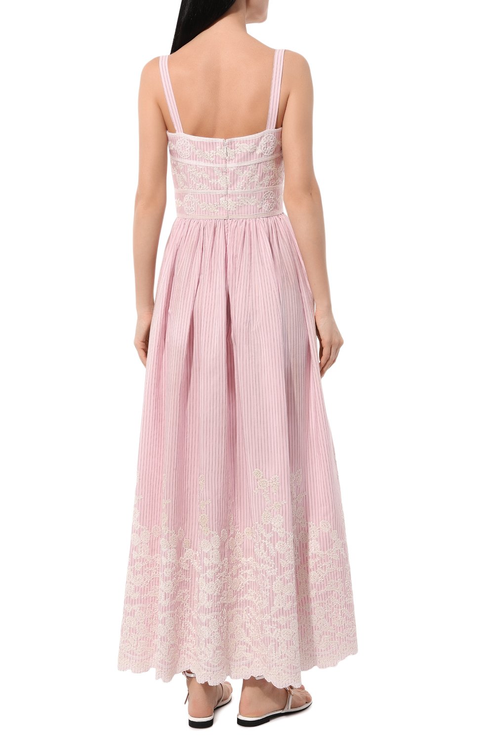 Хлопковое платье ELIE SAAB, арт. D0089,  фото 4