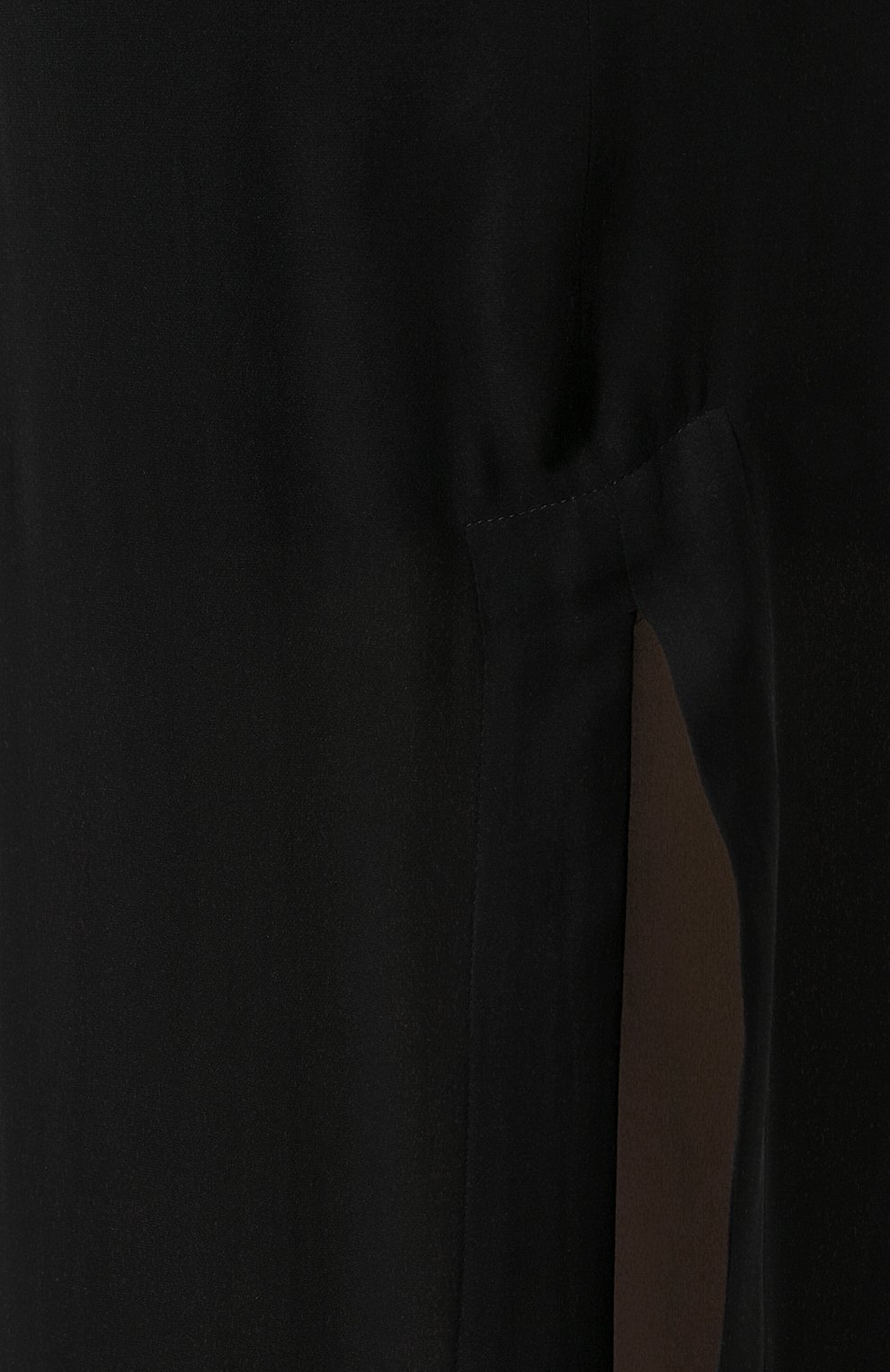 Однотонная шелковая юбка с разрезами ISABEL BENENATO, арт. WW74S18, фото 5