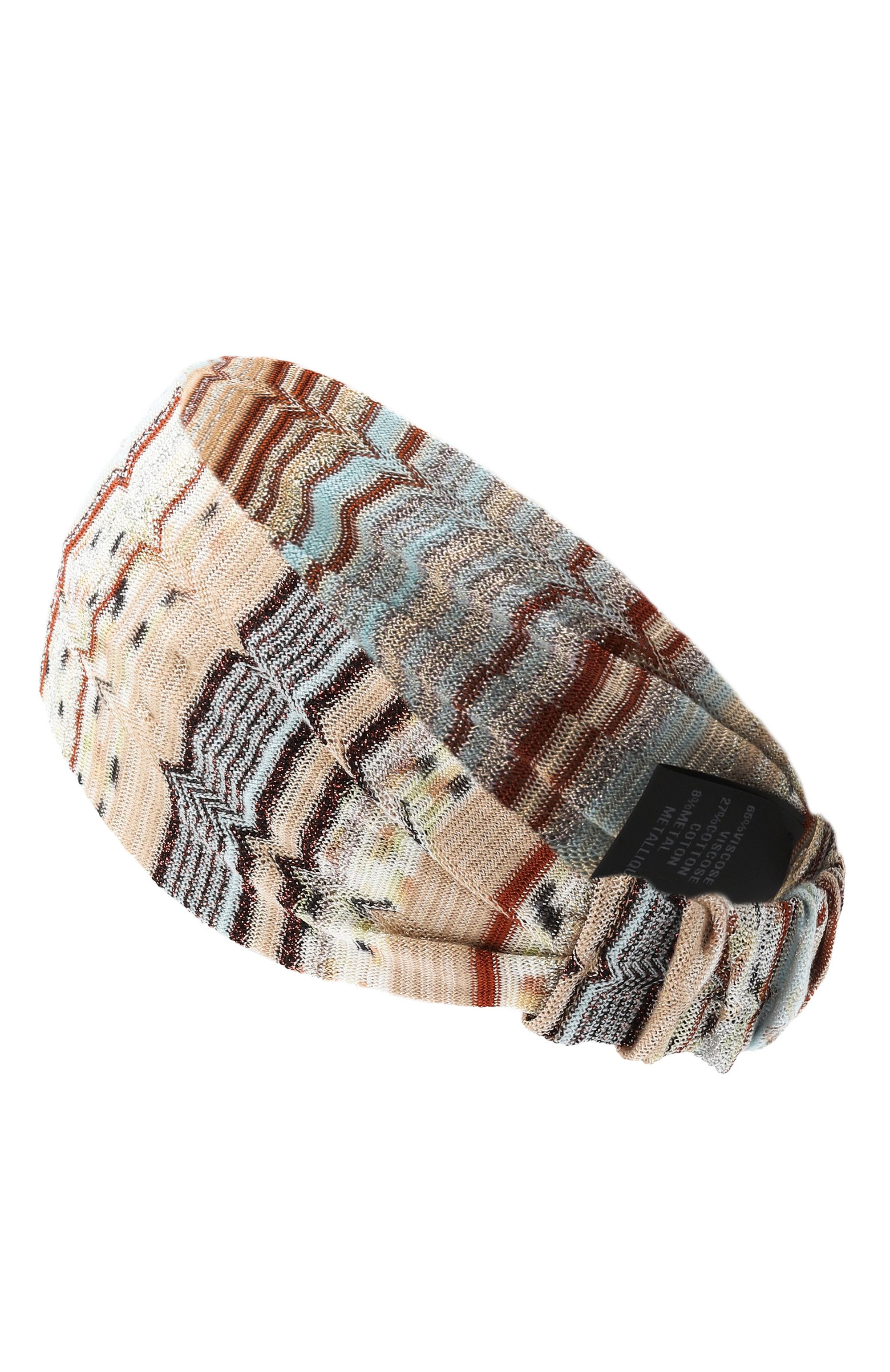 Повязка на голову из вискозы и хлопка MISSONI, арт. FC00VMDA125, фото 3