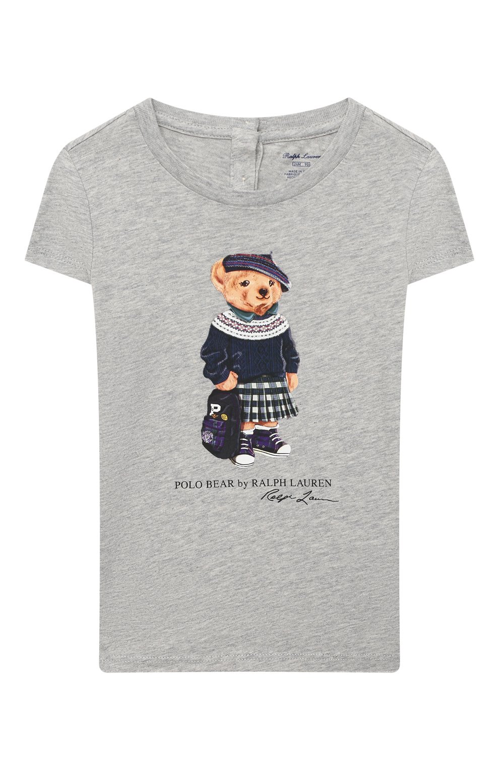 Хлопковая футболка RALPH LAUREN, арт. 310802624, фото 1