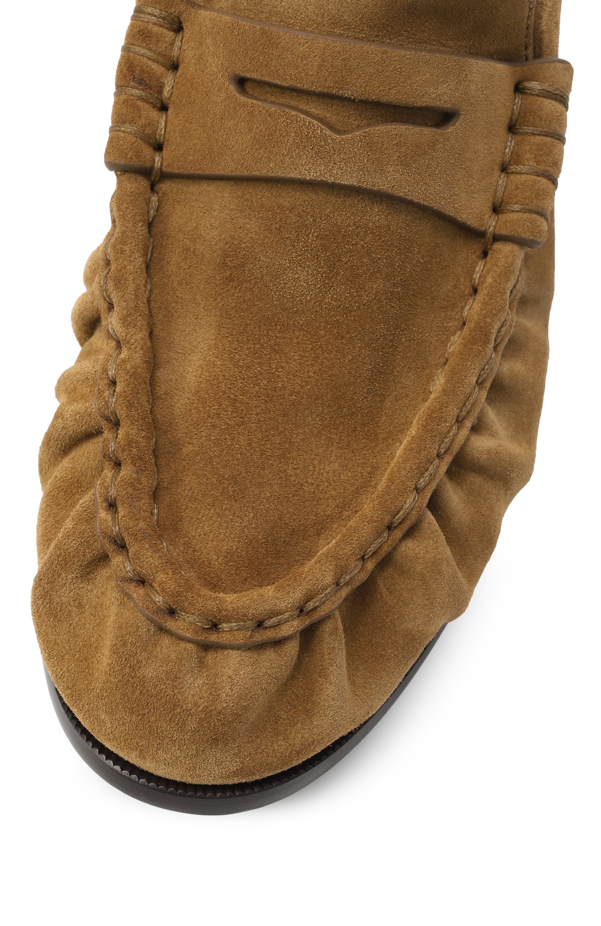 Замшевые пенни-лоферы supple SAINT LAURENT, арт. 818908/2W5AC, фото 7