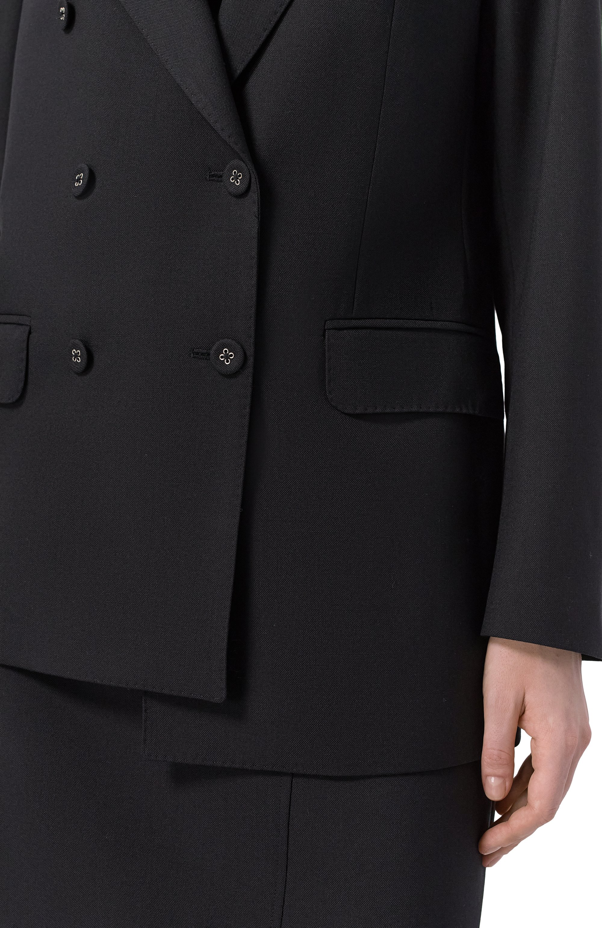 Шерстяной жакет OFFICINE GENERALE, арт. S26WTLG400, фото 5