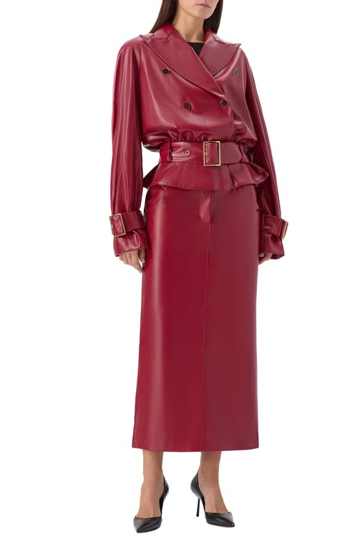 Куртка ROWEN ROSE C0AT_RR164_XS/EC0 LEATHER Бордовый  C0AT_RR164_XS/EC0 LEATHER Фото 2