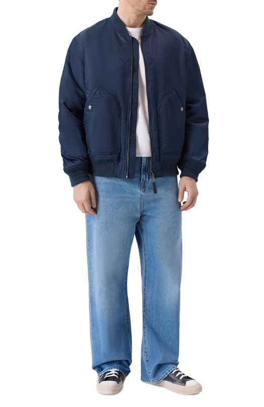 Джинсы Wide Leg 7 For All Mankind 7TI90E35-1DS Голубой  7TI90E35-1DS Фото 2