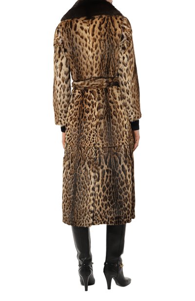 Шуба из меха оцелота SABLEFUR, арт. 72211-sb-05, фото 4