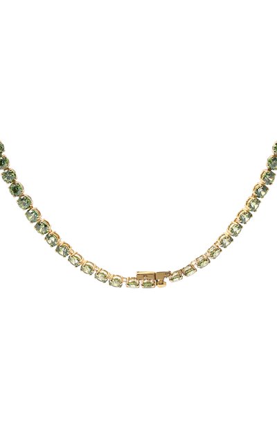 Колье matrix SWAROVSKI зеленого цвета по цене 58450 руб., арт. 5661189, фото 3 Колье matrix SWAROVSKI, арт. 5661189, фото 3