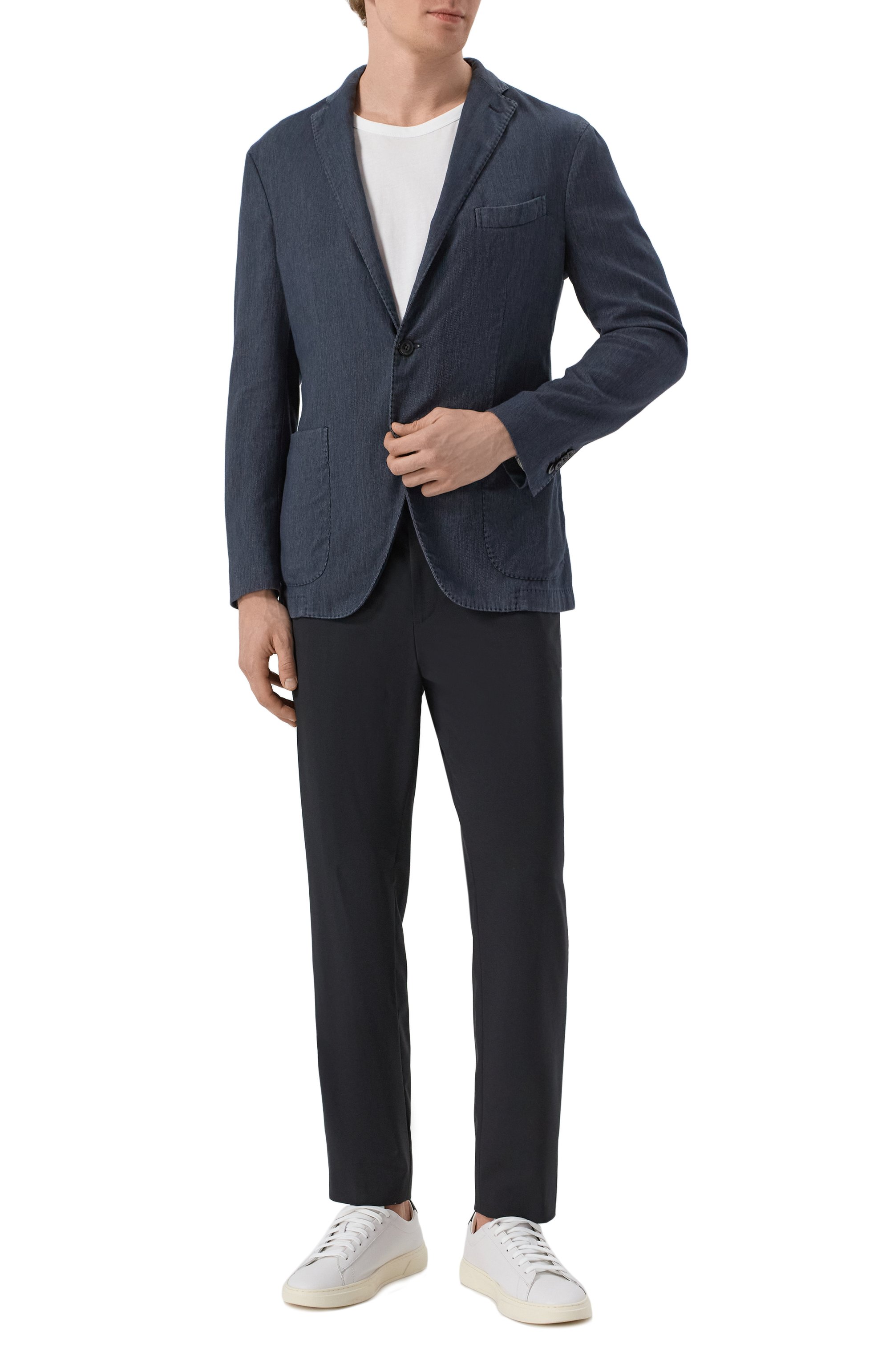 Пиджак из хлопка и льна BOGLIOLI, арт. N1302Q/SB4407, фото 2